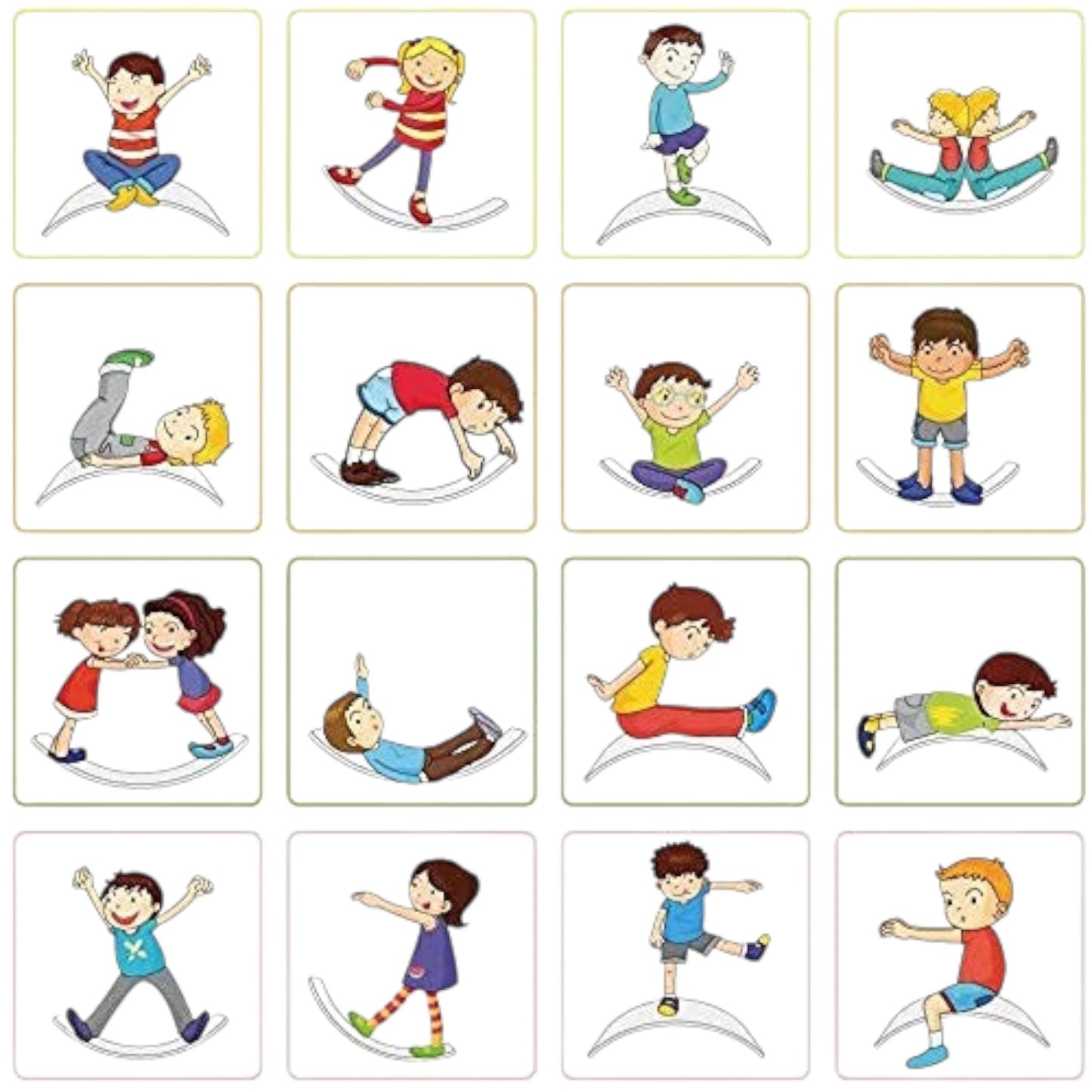 Ginger Home Balance Board in legno – Giocattolo sicuro per bambini, 82x30x15 cm