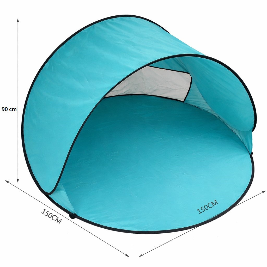 Вътрешно пространство на кръгла детска палатка за игра