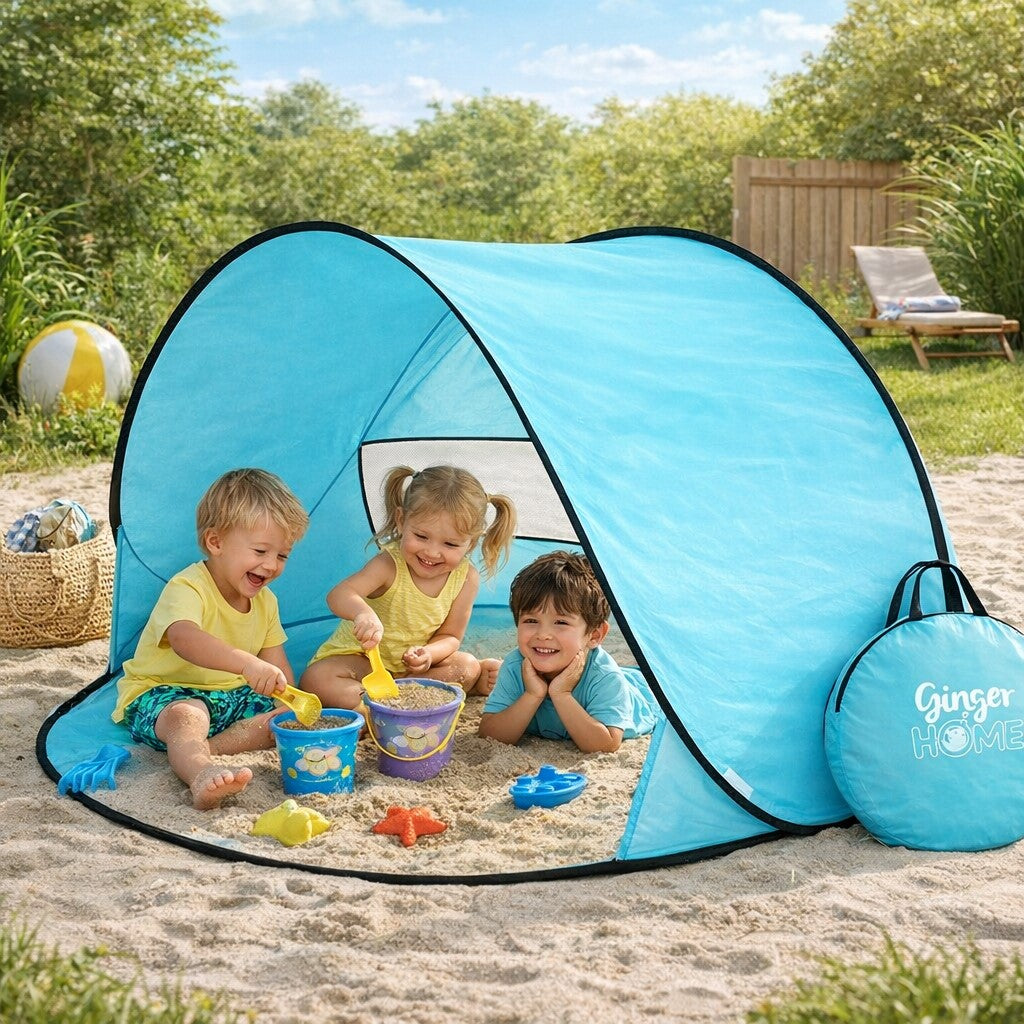 Детска палатка с UV защита, подходяща за няколко деца