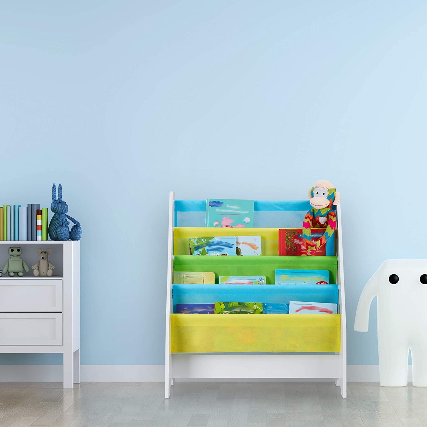 Детска Етажерка за Книги, Органайзер, Секция, Библиотека за Детска Стая - РУСАЛКА