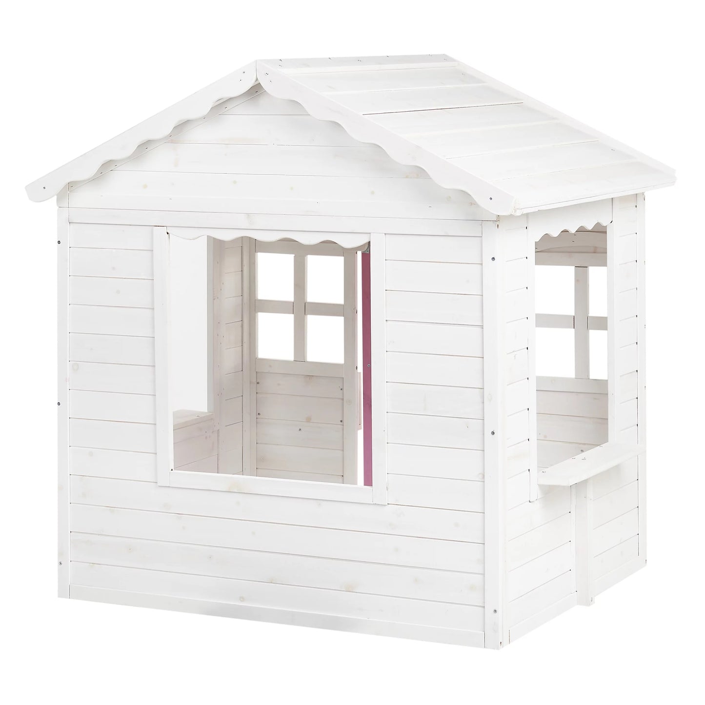 Детска дървена къщичка за игра GINGER HOME – страничен изглед