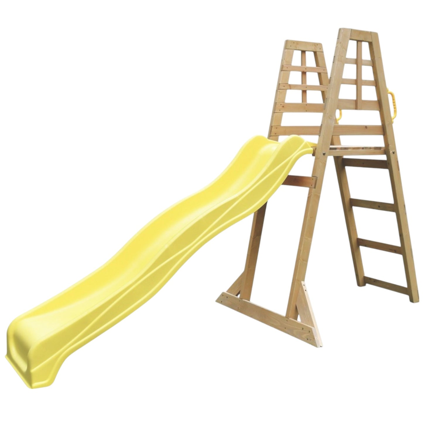 Struttura da arrampicata in legno per bambini con scivolo 2,2 m GINGER HOME, per giocare in giardino