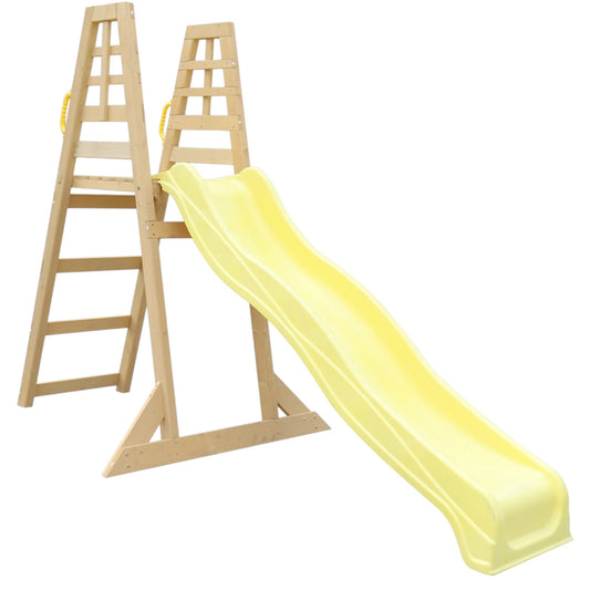 Struttura da arrampicata in legno per bambini con scivolo 2,2 m GINGER HOME, per giocare in giardino