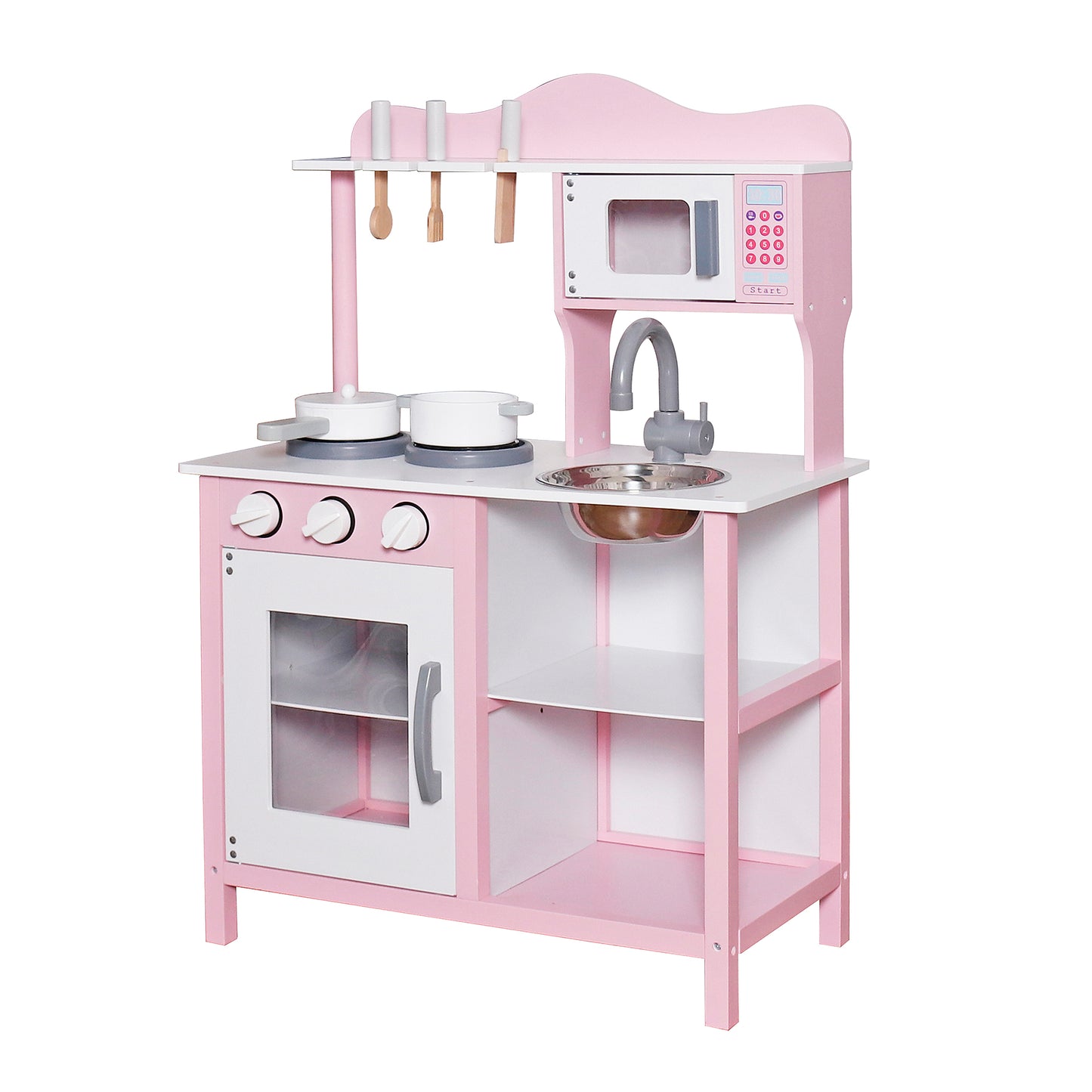 Cucina in legno per bambini GINGER HOME Rosa W10C404I