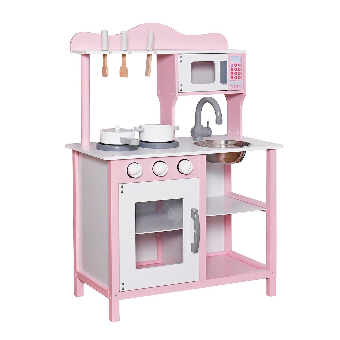 Cucina in legno per bambini GINGER HOME Rosa W10C404I