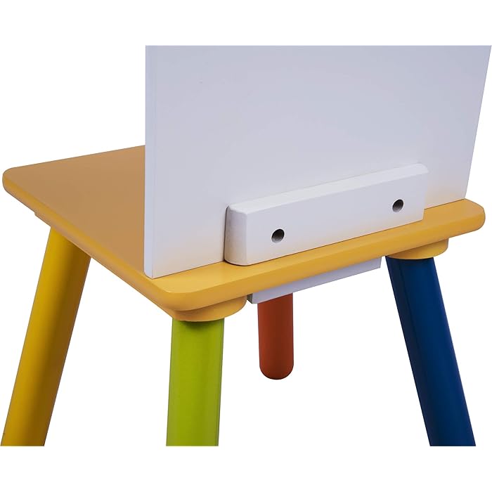 GINGER HOME Tavolo e sedie in legno per bambini con animali marini - Set per disegnare, giocare, imparare e mangiare