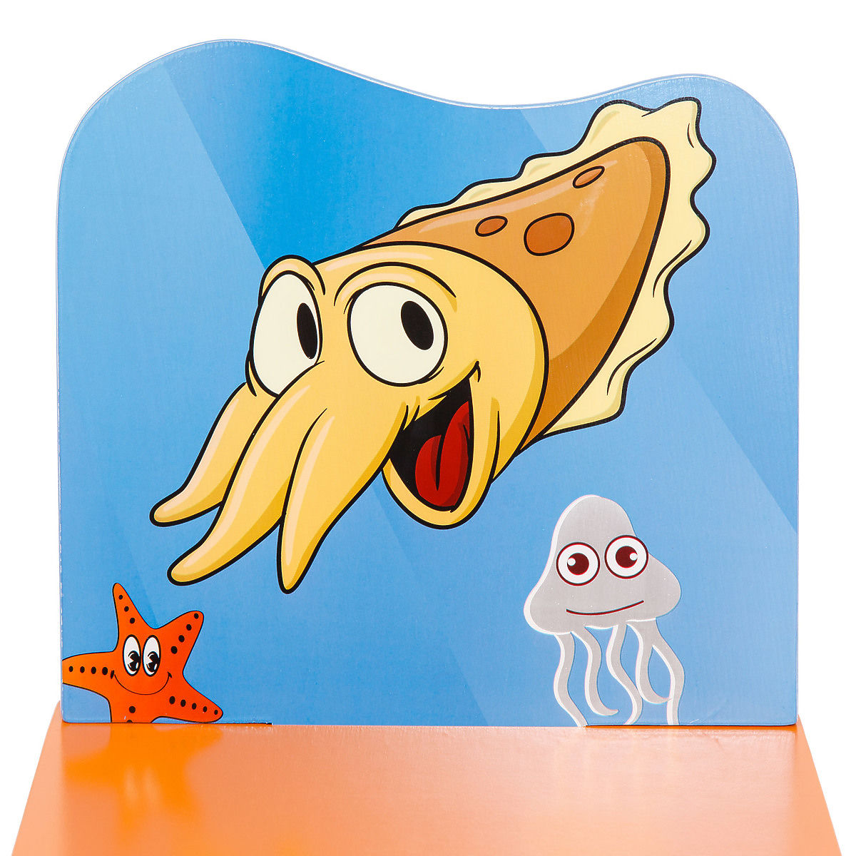 GINGER HOME Tavolo e sedie in legno per bambini con animali marini - Set per disegnare, giocare, imparare e mangiare