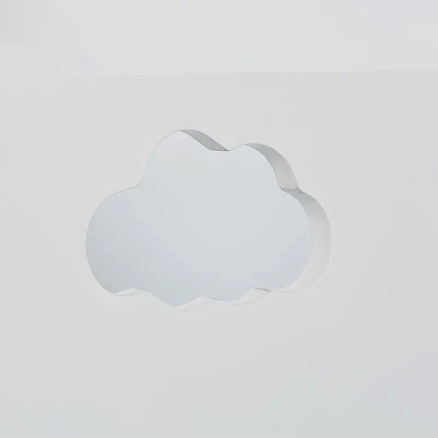 Детска Етажерка GINGER HOME с 3 Отделения за Съхранение на Книжки, Облак, Бяла