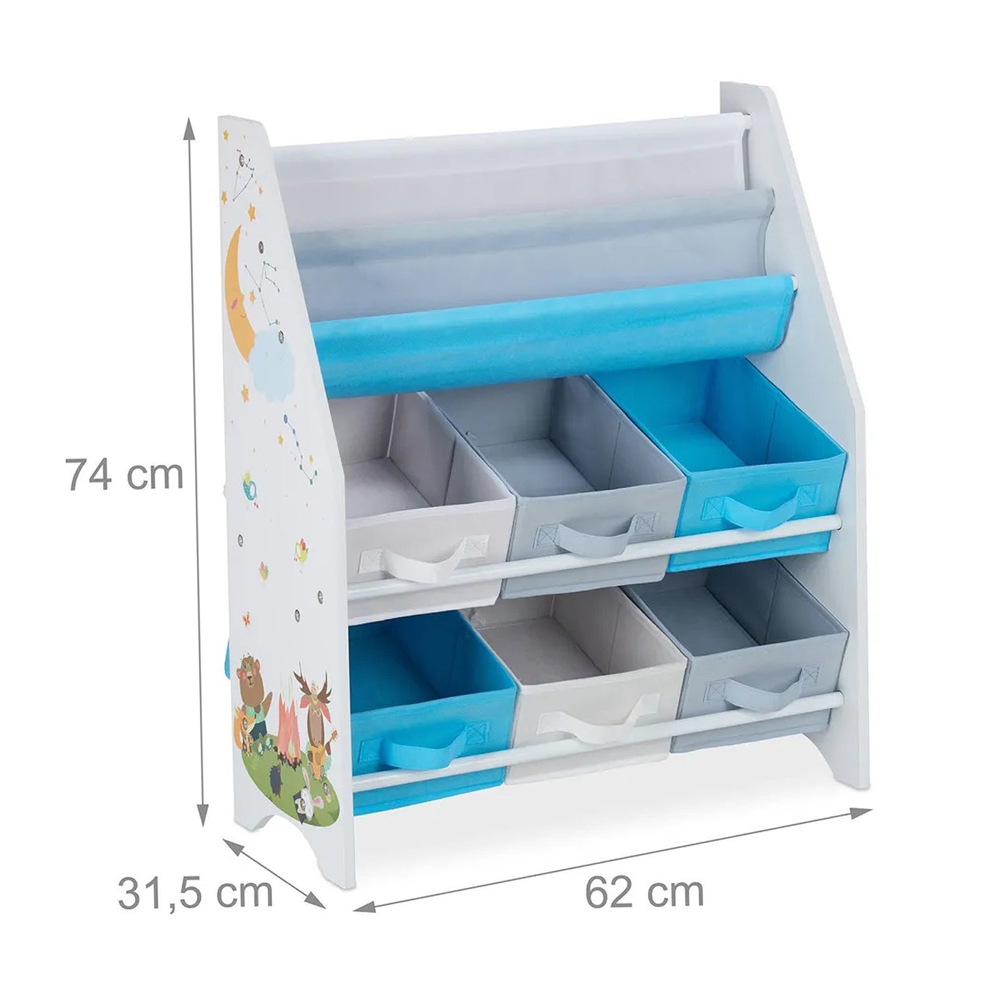 Детска Етажерка за Книжки и Играчки FOREST JWTR-3171