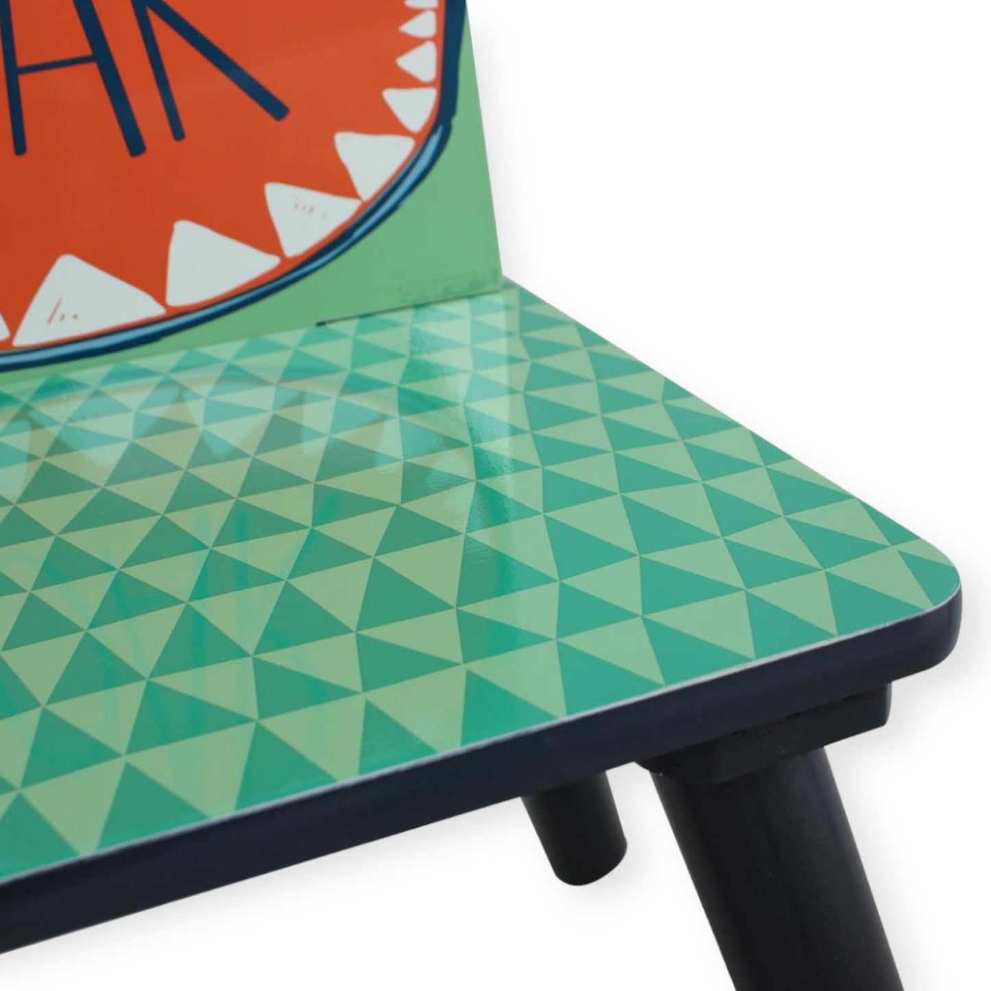 Детска Маса със Столчета GINGER HOME за Рисуване, Игра, Хранене, Дървена, DINOSAUR