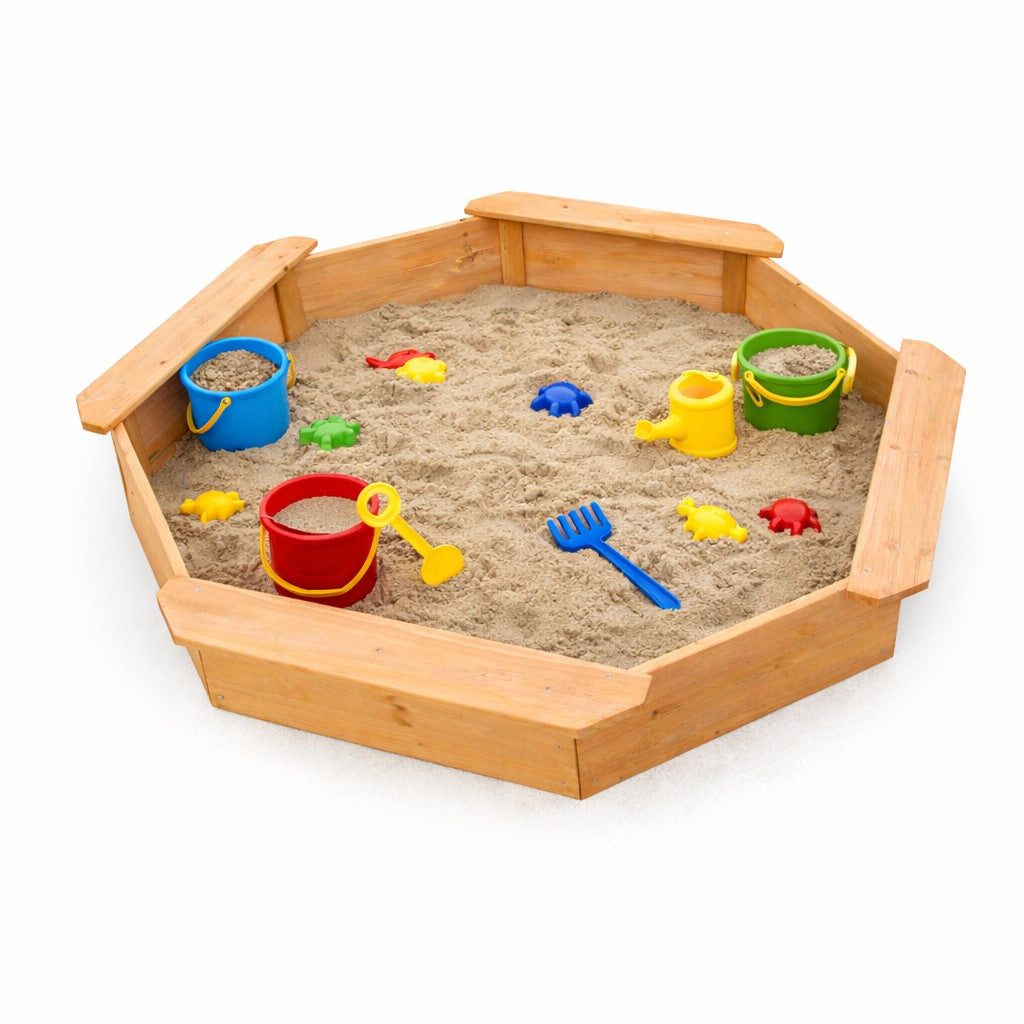 Детски пясъчник GINGER HOME, напълнен с пясък и аксесоари за игра