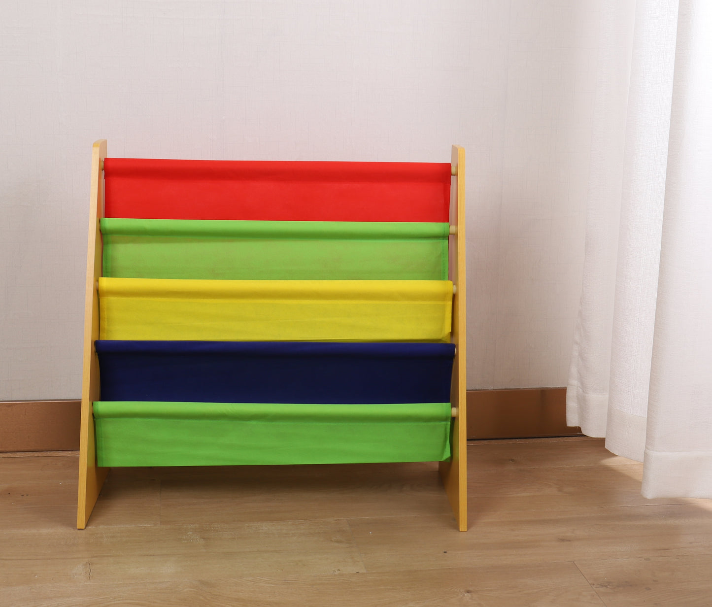 Scaffale per libri e giocattoli per bambini, organizer per riporre oggetti, biblioteca - COLORS 