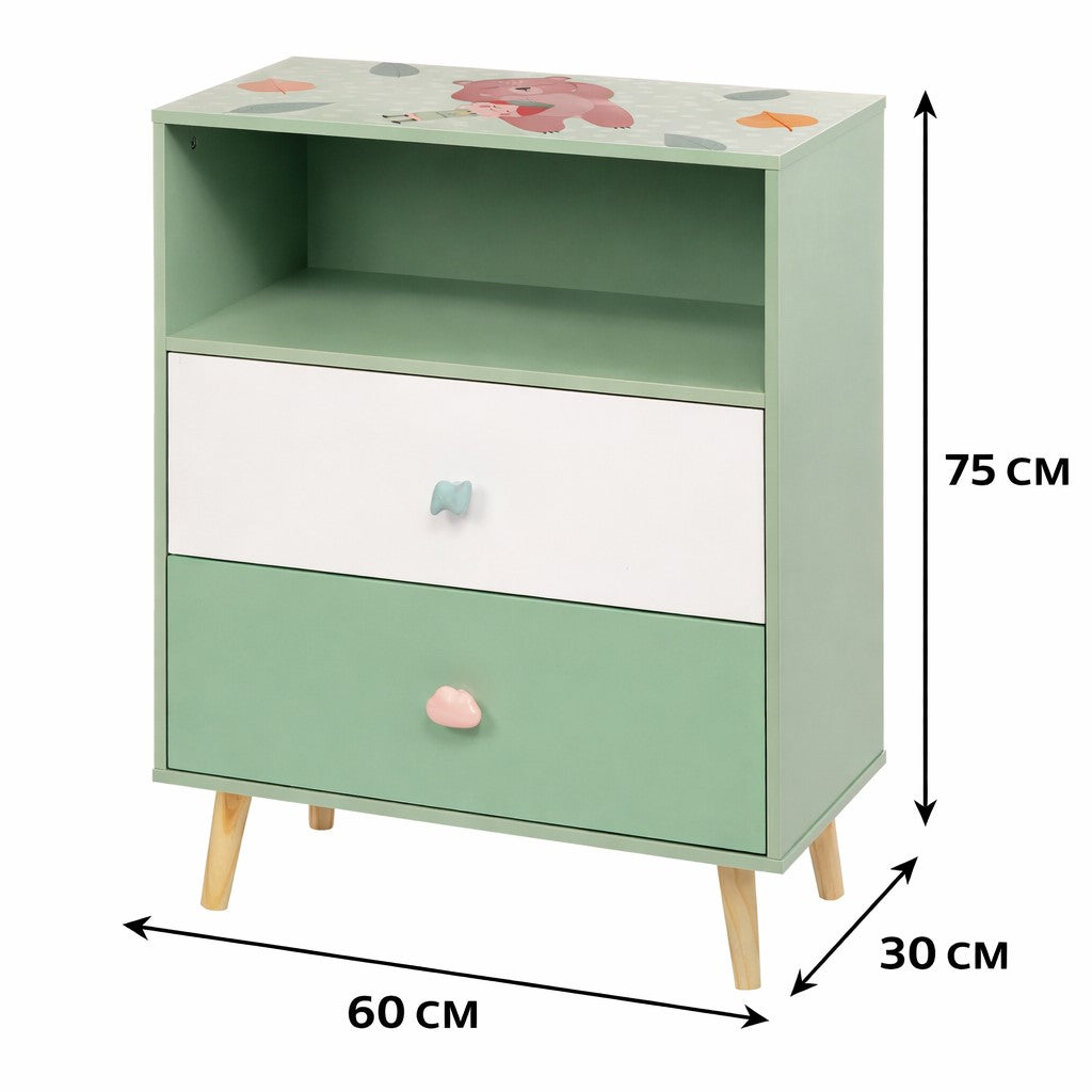 Детски шкаф GINGER HOME Forest с размери