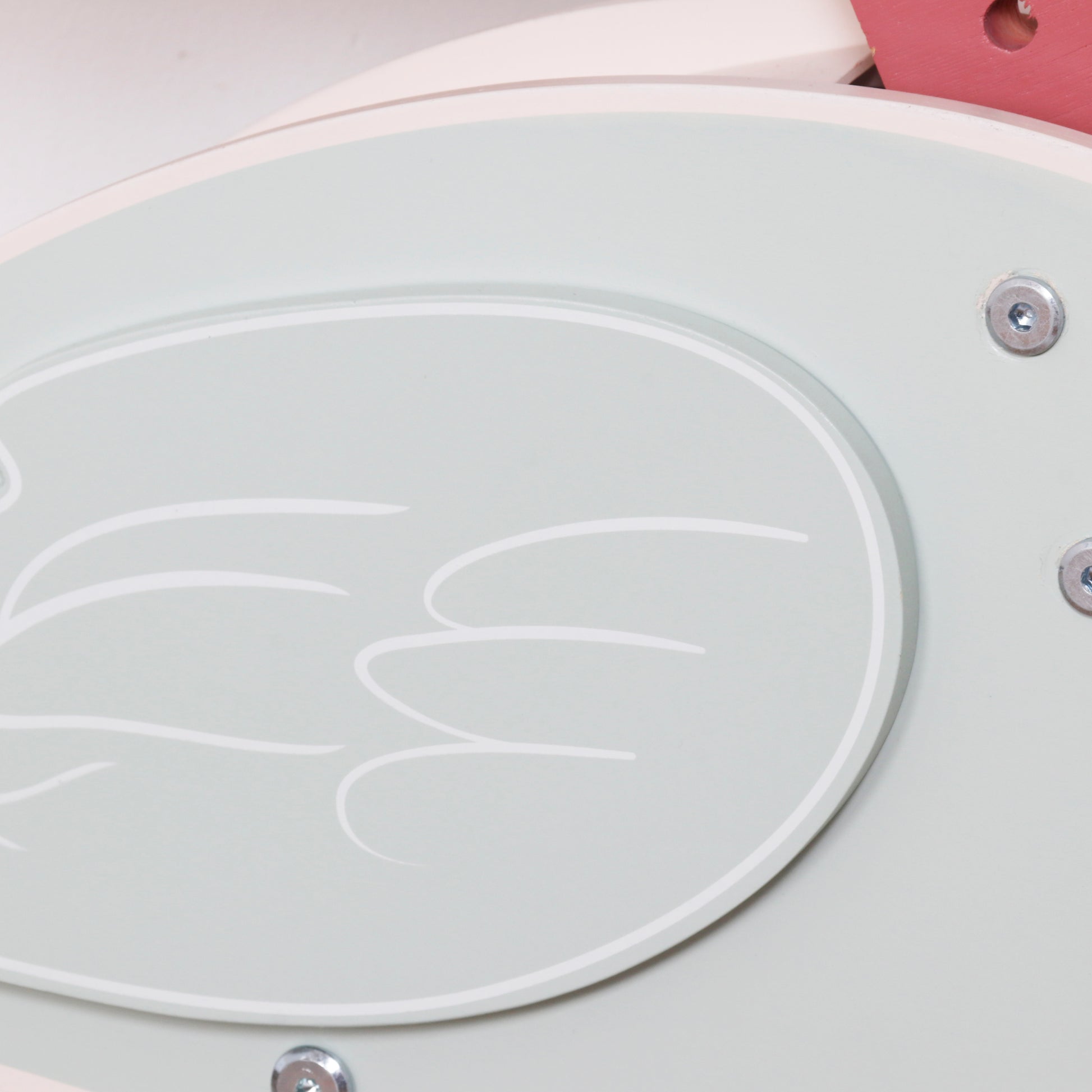 Страничен панел на детско дървено баланс колело GINGER HOME с декоративен елемент