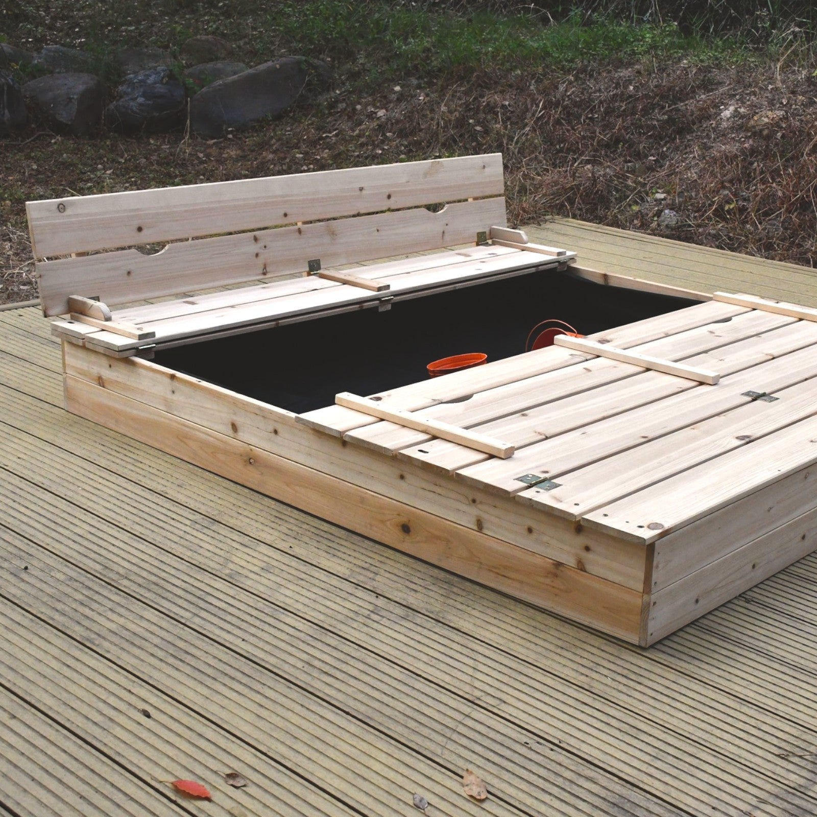 Пясъчникът отзад – показване на конструкцията и здравина