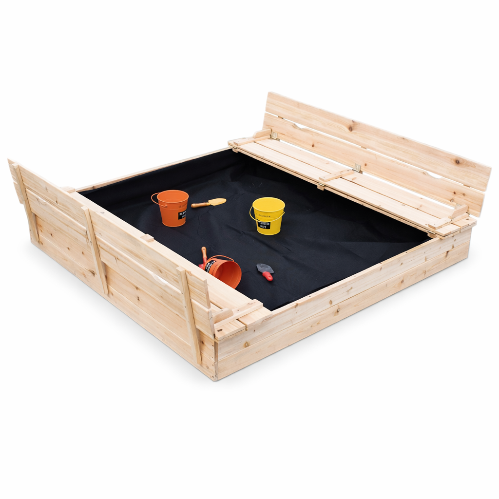 Пясъчникът с пейки – страничен изглед на конструкцията