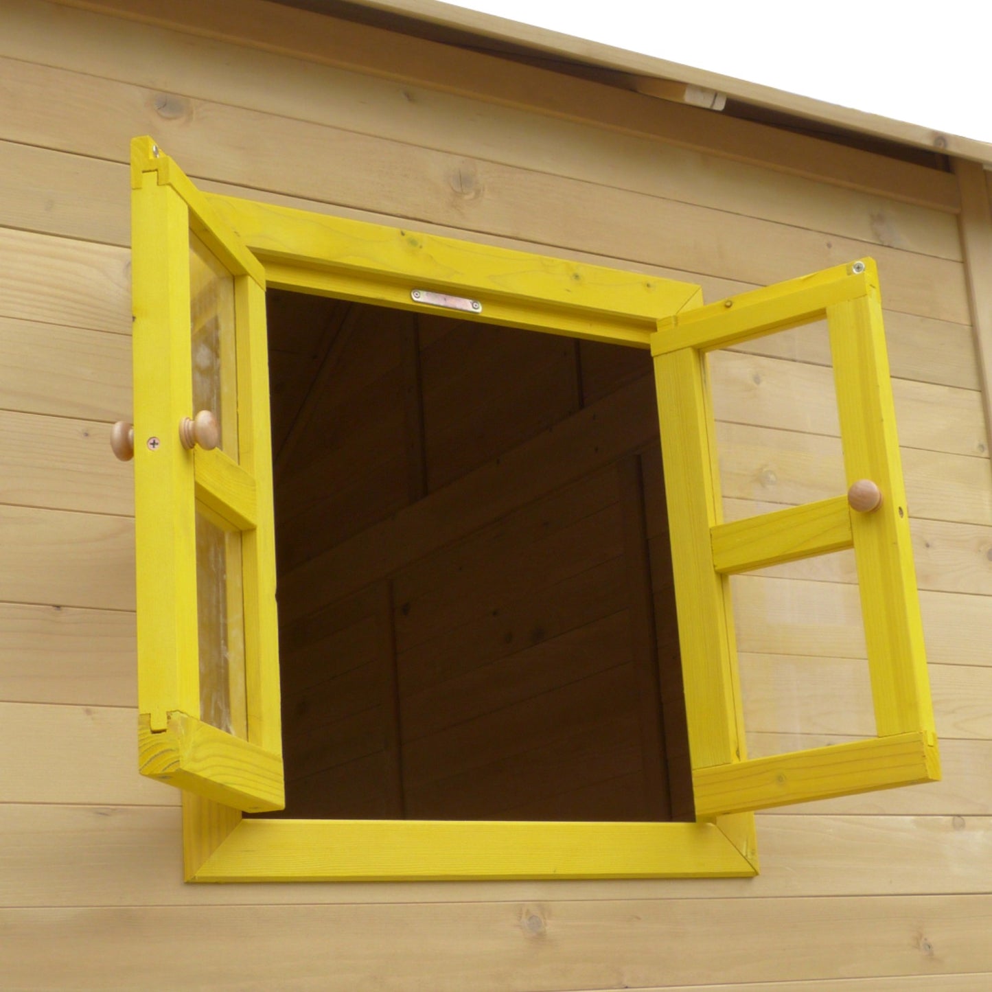 Голяма Детска Къща GINGER HOME с Пясъчник и Пързалка, за Игра на Открито в Двора и Градината, Дървена, 258х271.5х291 см.