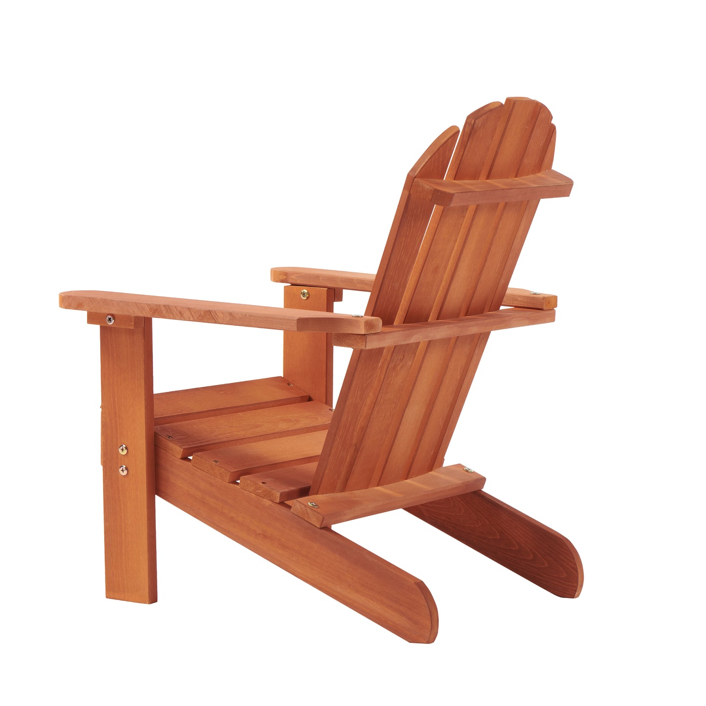 Sedia per bambini GINGER HOME, chaise longue Adirondack, relax in giardino, cortile, balcone, terrazza, campeggio e spiaggia, in legno