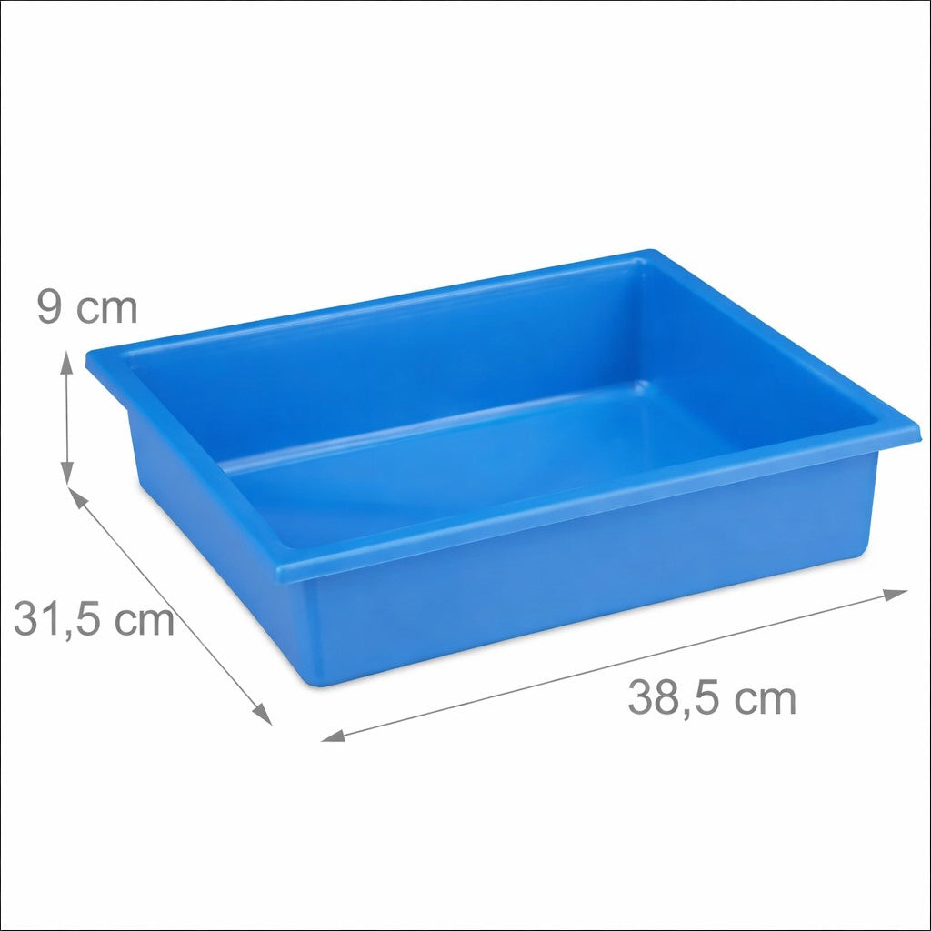 Пластмасова кутия за пясък към детска маса с пейки