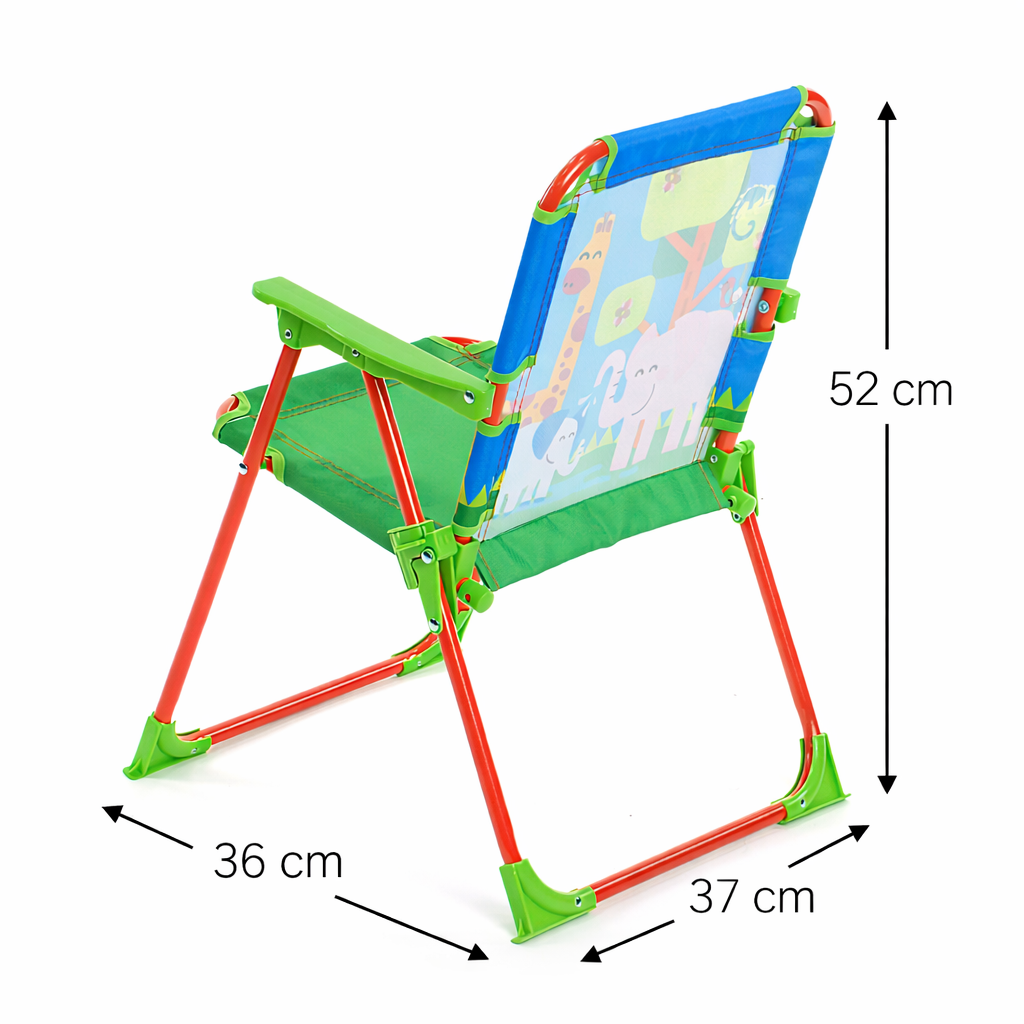 Сгъваемо детско столче с чадър TOFFY – размери и габарити