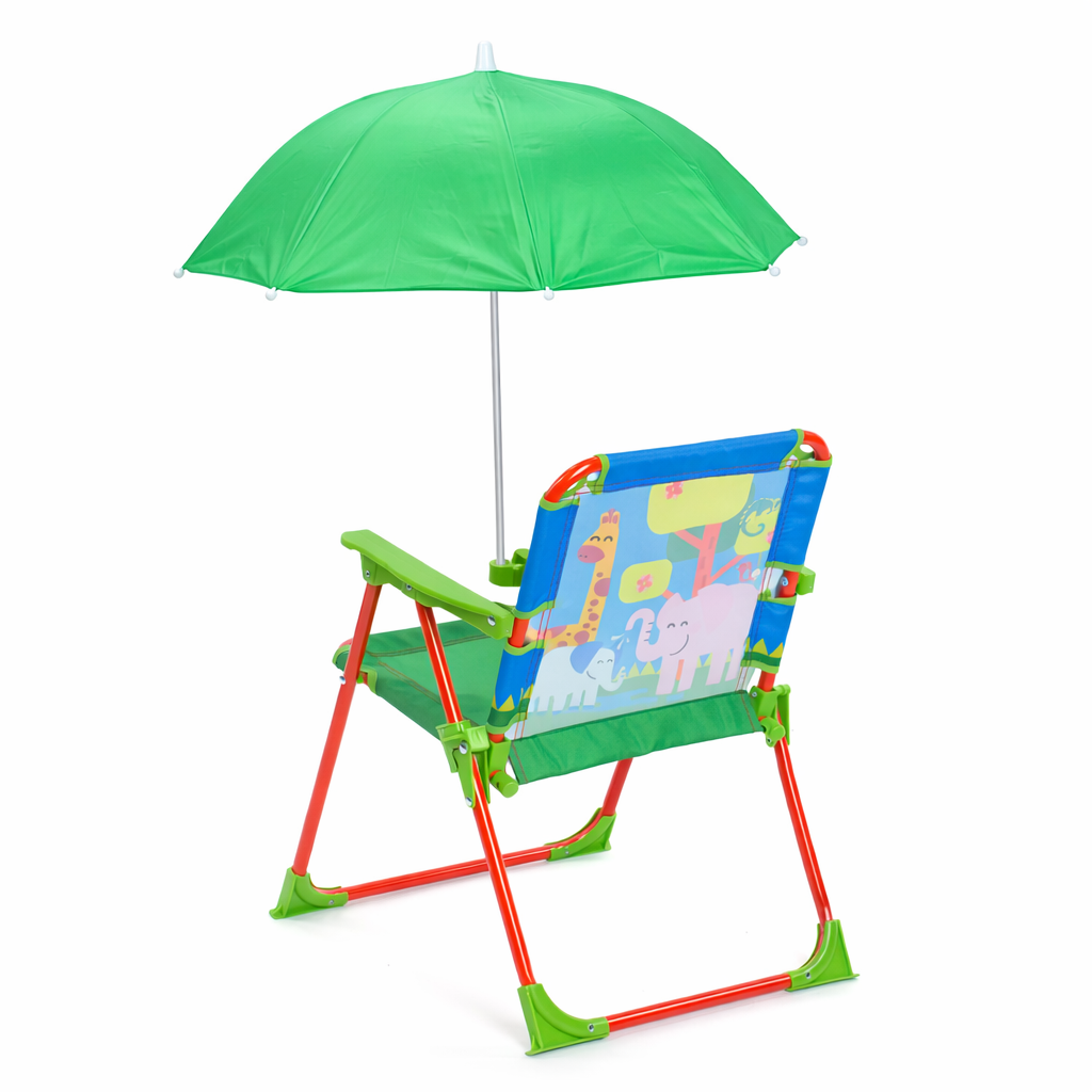 Сгъваемо детско столче с чадър TOFFY – страничен изглед