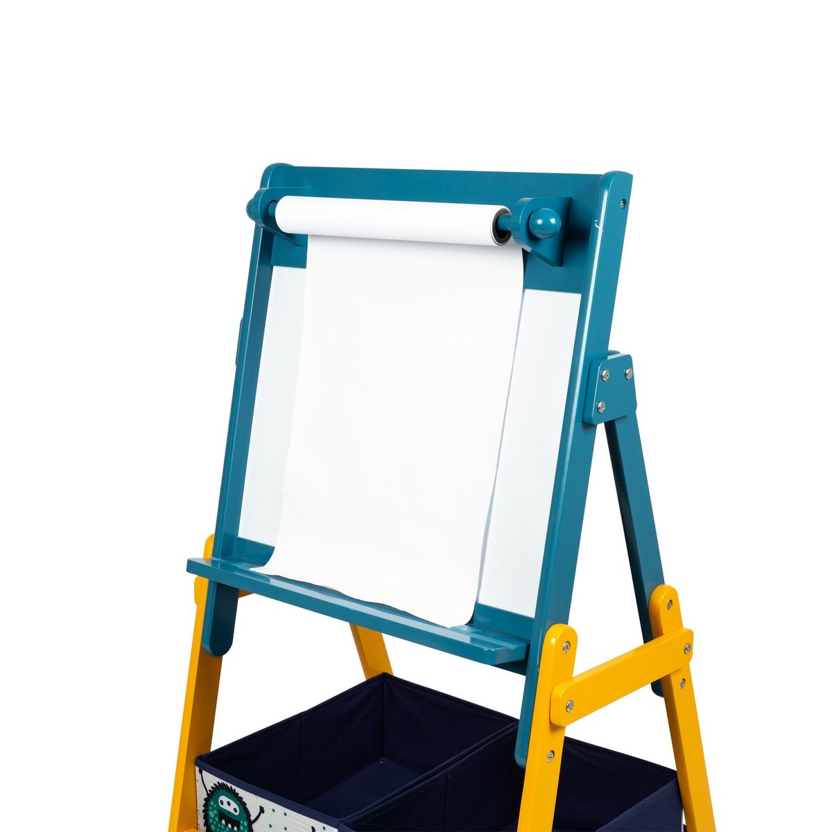 Lavagna in legno per bambini con magneti su supporto, per imparare, disegnare e conservare - MONSTER